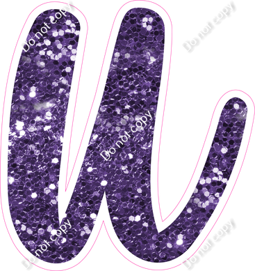 CU 23.5" Individuals - Purple Sparkle u