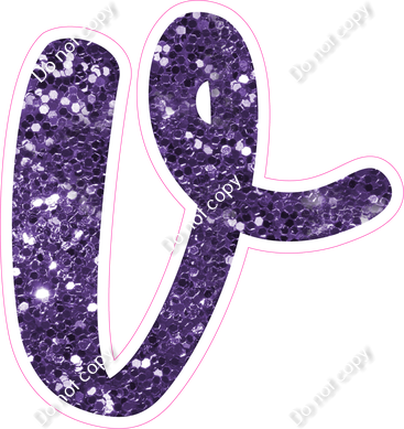 CU 23.5" Individuals - Purple Sparkle v