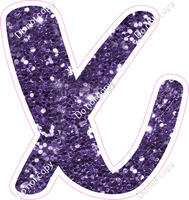 CU 23.5" Individuals - Purple Sparkle x