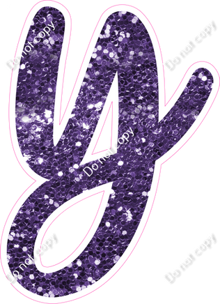 CU 23.5" Individuals - Purple Sparkle y