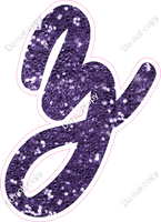 CU 23.5" Individuals - Purple Sparkle z