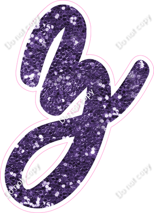 CU 23.5" Individuals - Purple Sparkle z