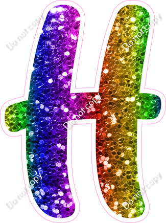 CU 23.5" Individuals - Rainbow Sparkle H