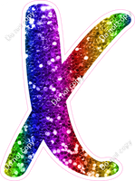 CU 23.5" Individuals - Rainbow Sparkle X