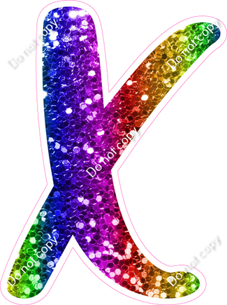 CU 23.5" Individuals - Rainbow Sparkle X