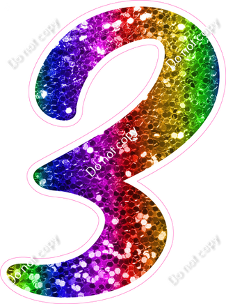 CU 23.5" Individuals - Rainbow Sparkle 3