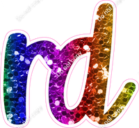 CU 23.5" Individuals - Rainbow Sparkle RD