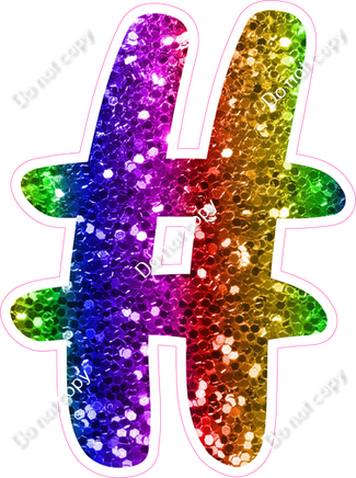 CU 23.5" Individuals - Rainbow Sparkle #