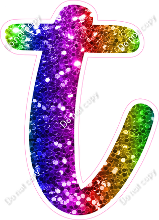 CU 23.5" Individuals - Rainbow Sparkle t