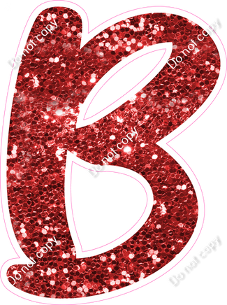 CU 23.5" Individuals - Red Sparkle B