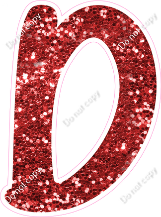 CU 23.5" Individuals - Red Sparkle D