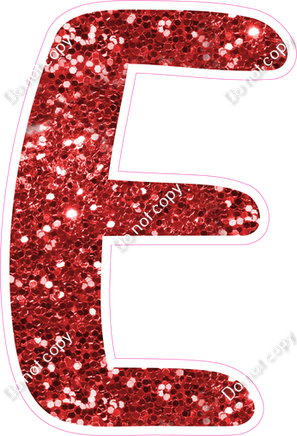 CU 23.5" Individuals - Red Sparkle E