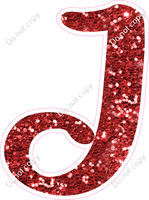 CU 23.5" Individuals - Red Sparkle J