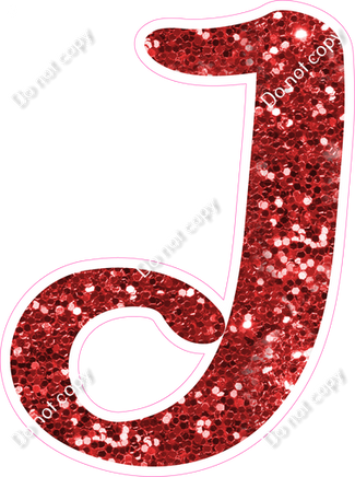 CU 23.5" Individuals - Red Sparkle J