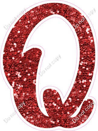 CU 23.5" Individuals - Red Sparkle Q