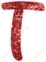 CU 23.5" Individuals - Red Sparkle T