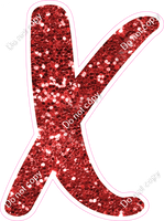 CU 23.5" Individuals - Red Sparkle X