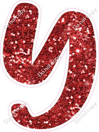 CU 23.5" Individuals - Red Sparkle Y