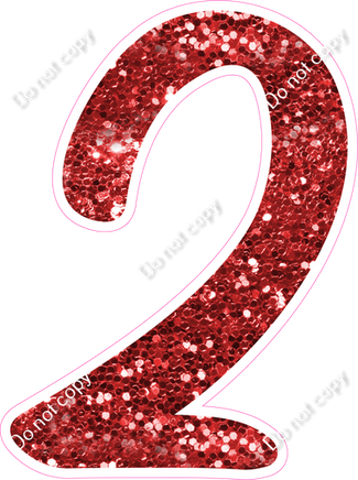 CU 23.5" Individuals - Red Sparkle 2