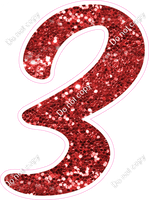 CU 23.5" Individuals - Red Sparkle 3