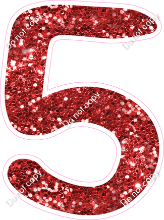 CU 23.5" Individuals - Red Sparkle 5