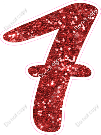 CU 23.5" Individuals - Red Sparkle 7