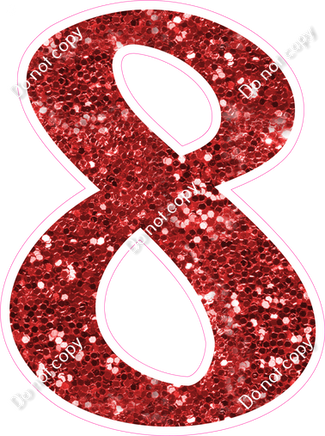 CU 23.5" Individuals - Red Sparkle 8