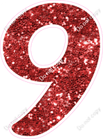 CU 23.5" Individuals - Red Sparkle 9