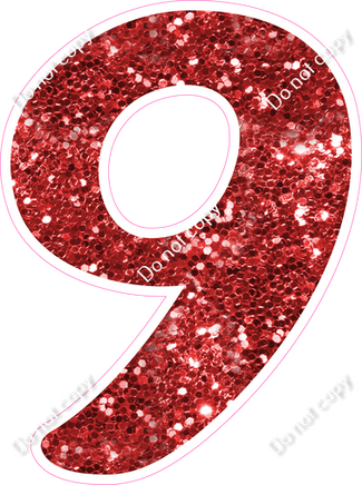 CU 23.5" Individuals - Red Sparkle 9