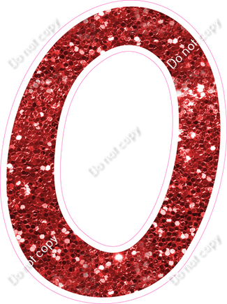 CU 23.5" Individuals - Red Sparkle