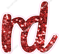 CU 23.5" Individuals - Red Sparkle RD