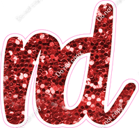 CU 23.5" Individuals - Red Sparkle ND