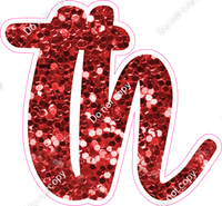 CU 23.5" Individuals - Red Sparkle TH