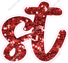 CU 23.5" Individuals - Red Sparkle ST