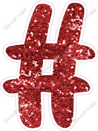 CU 23.5" Individuals - Red Sparkle #