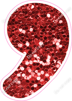 CU 23.5" Individuals - Red Sparkle Apostrophe
