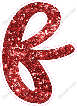 CU 23.5" Individuals - Red Sparkle f