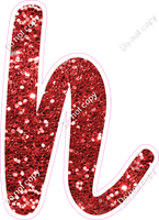 CU 23.5" Individuals - Red Sparkle h