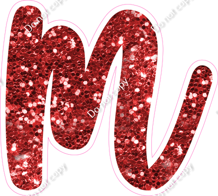 CU 23.5" Individuals - Red Sparkle m