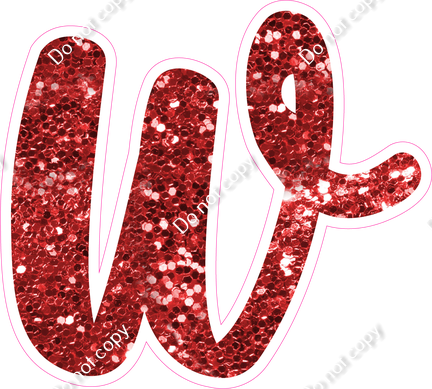 CU 23.5" Individuals - Red Sparkle w