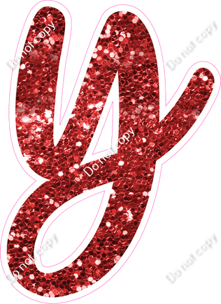 CU 23.5" Individuals - Red Sparkle y