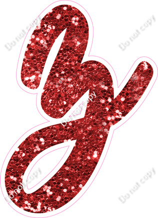 CU 23.5" Individuals - Red Sparkle z