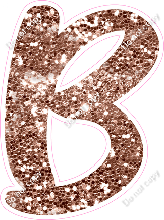 CU 23.5" Individuals - Rose Gold Sparkle B