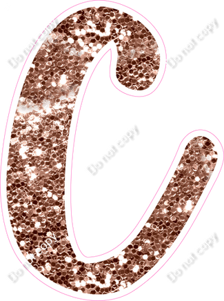 CU 23.5" Individuals - Rose Gold Sparkle C