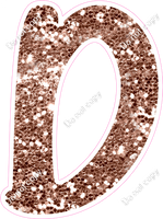 CU 23.5" Individuals - Rose Gold Sparkle D