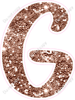 CU 23.5" Individuals - Rose Gold Sparkle G