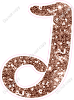 CU 23.5" Individuals - Rose Gold Sparkle J