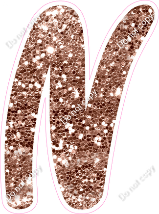 CU 23.5" Individuals - Rose Gold Sparkle N