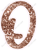 CU 23.5" Individuals - Rose Gold Sparkle O