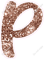 CU 23.5" Individuals - Rose Gold Sparkle P